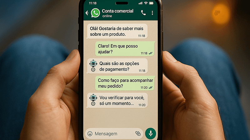 WhatsApp integrado ao seu fluxo com IA